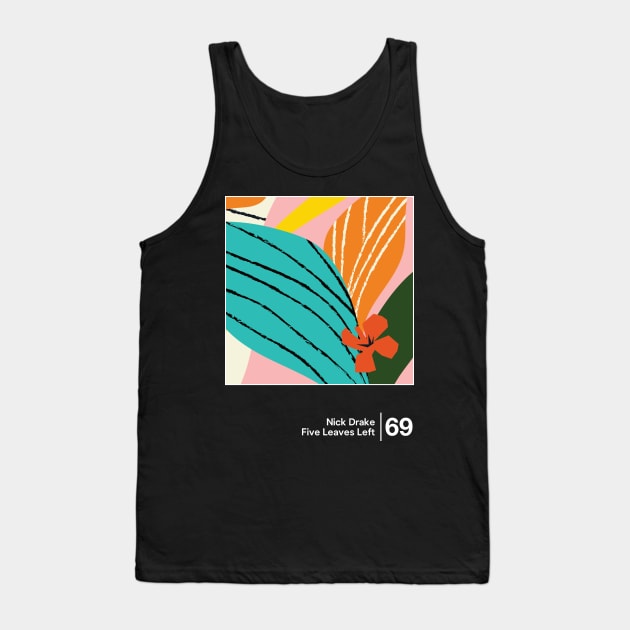 Five Leaves Left / Minimalist Style Graphic Artwork Tank Top by saudade